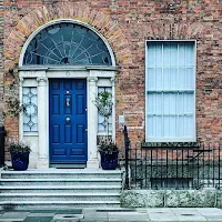 Dublin Images: blue Georgian Door