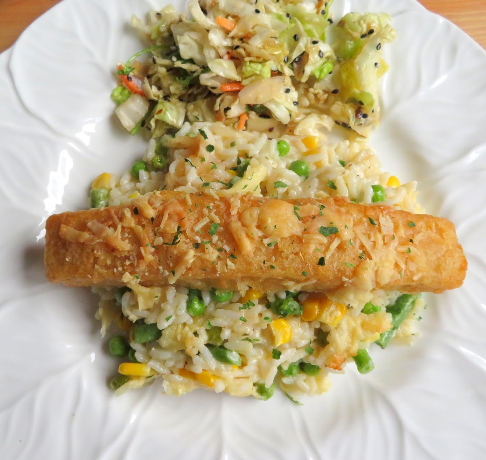 Fish Stick Casserole with Cheesy Vegetable Rice The English Kitchen