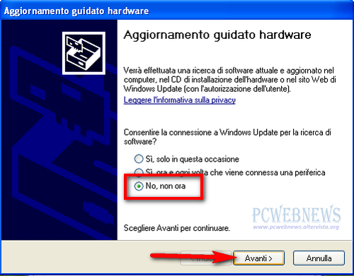 Aggiornare o installare driver su Windows