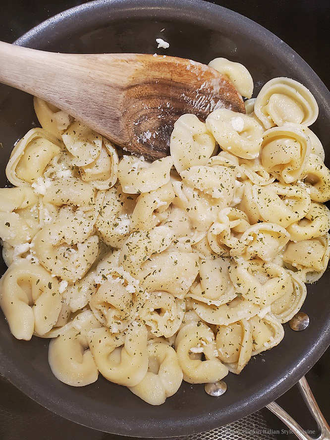 Homemade Tortellini Pasta What's Cookin' Italian Style Cuisine