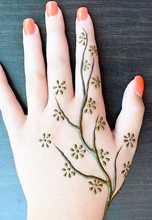 Gorgeous yet Simple new Mehndi Design Easy Images for