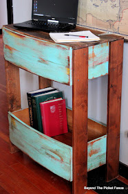 Upcycled Drawer Work Station