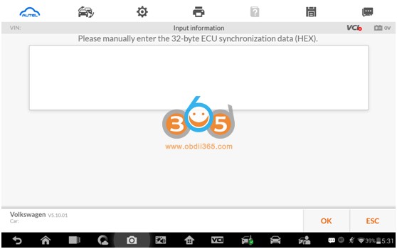 یادگیری کلید حالت پیشرفته Autel IM608 VW 22