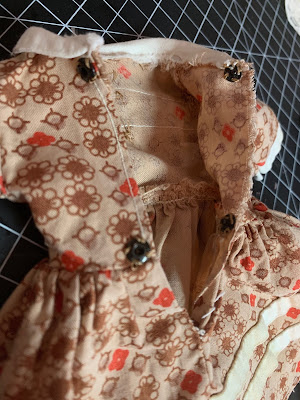 The Savage Pea: Fixing and Refreshing Vintage Doll Dresses