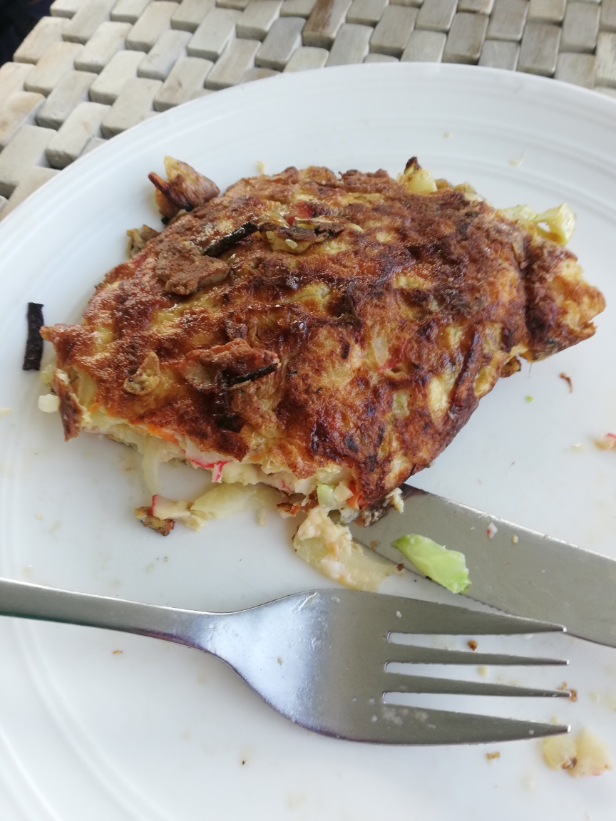 Bim to AM Korean Crab Jeon (Crab Stick Omelettes) & branston pickle