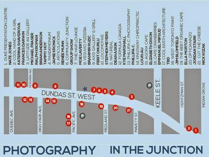 The Junction Map The Arts Junction: 2014