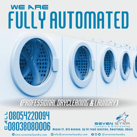 Introducing Seven Star Laundry & Dry Cleaning Abuja