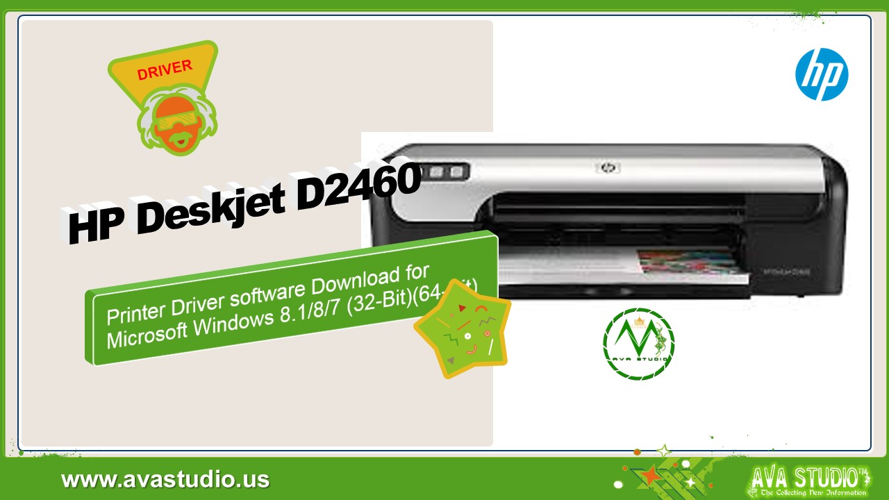 HP Deskjet D2460 Printer Driver for Windows 10/8/8.1/7