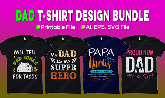 Dad Father's day t shirt design bundle - T shirt Pond