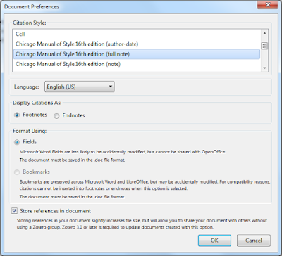 Zotero citation style - Clevious Discourse