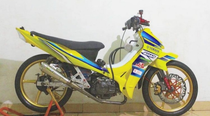 Modifikasi Jupiter Z Warna Kuning Polos, Original, Doff, Metalik, Lemon