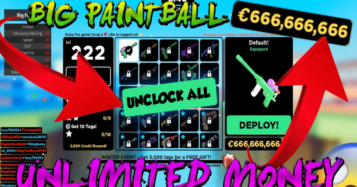 BIG PAINTBALL UNLIMITED MONEY