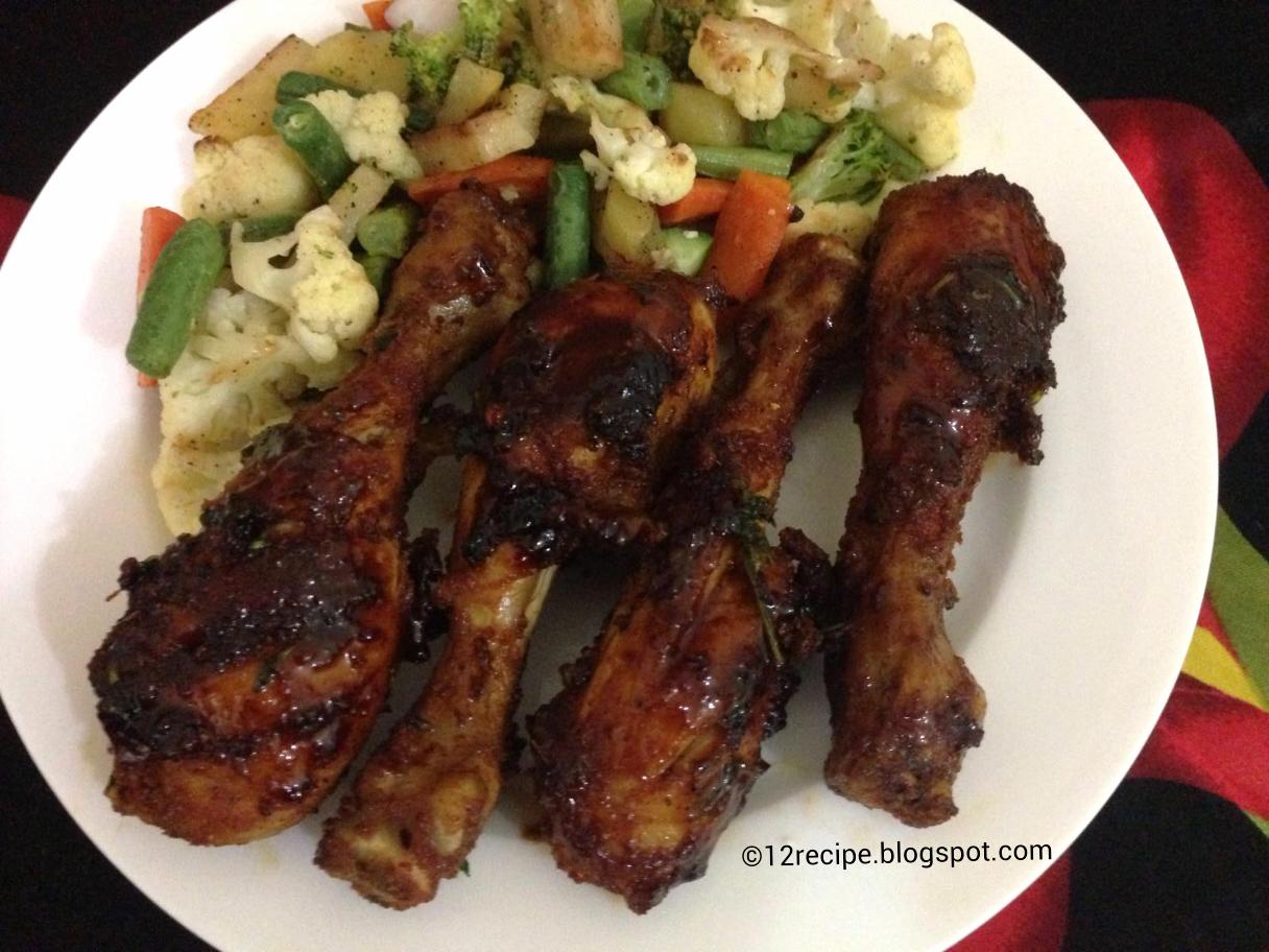 Sweet and Spicy Chicken Drumsticks Recipe Book