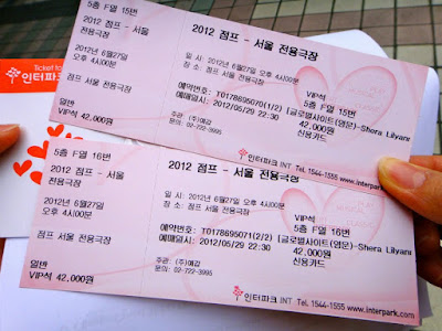 Tickets to watch Jump in Seoul