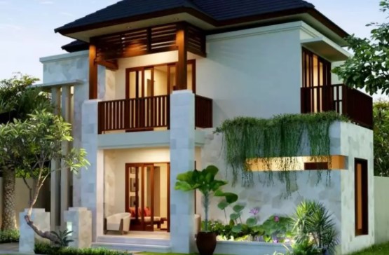 simple 2nd floor house front design pictures