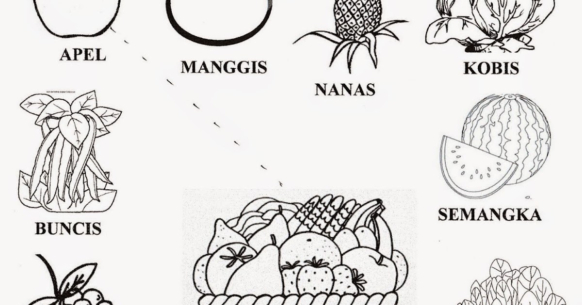 Lembar Kerja Paud Tema Tanaman