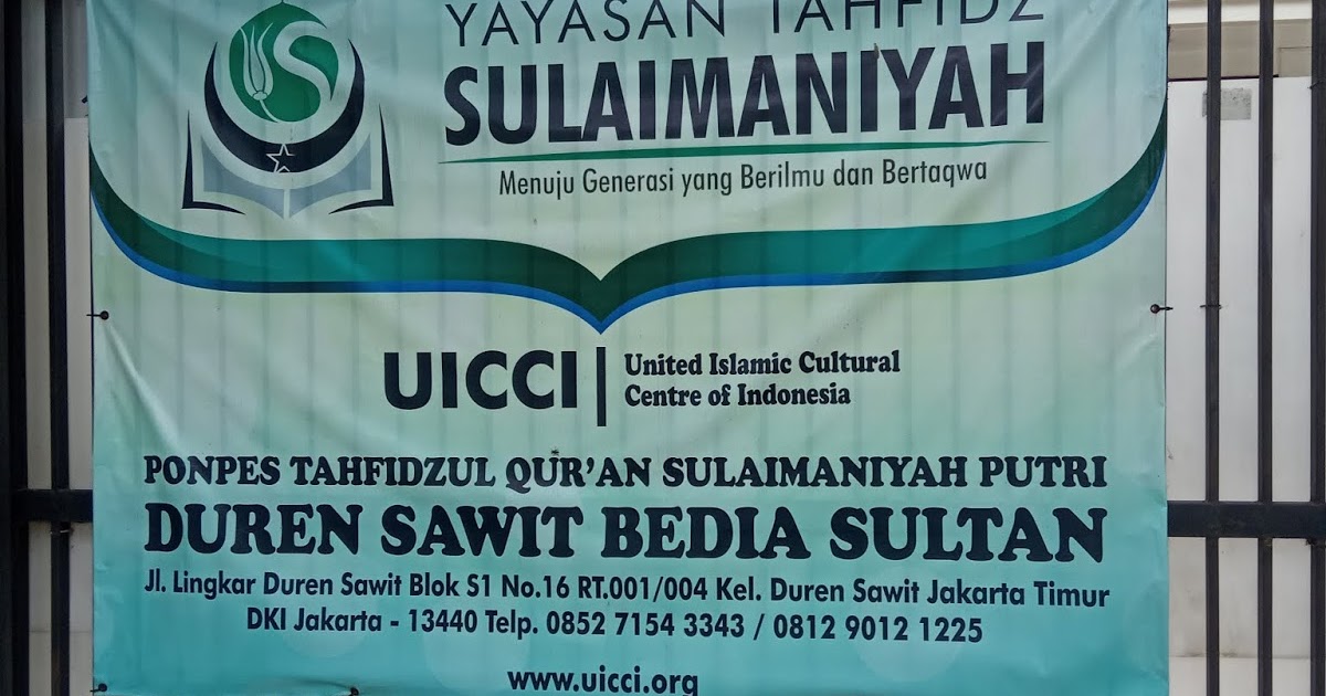 Mengunjungi Ponpes Putri Sulaimaniyah Duren Sawit Ennyratnawati Com
