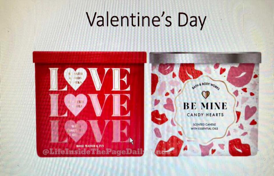 Life Inside the Page Bath & Body Works New Valentine's Day 2021