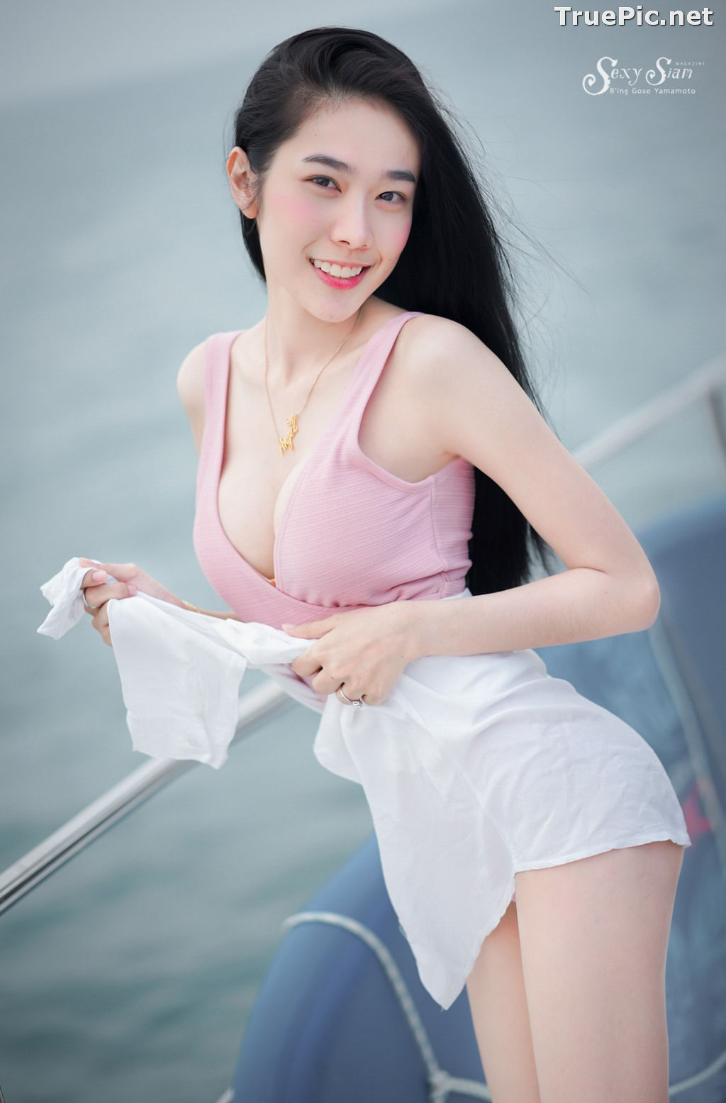 Image Thailand Model - Patcharin Srikunchai - Pink Monokini and Jean Pants - TruePic.net - Picture-16