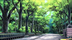 anime park landscape