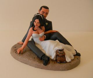 orme magiche cake topper artistici personalizzati sposini torta nuziale statuetta personalizzata statuine sposi