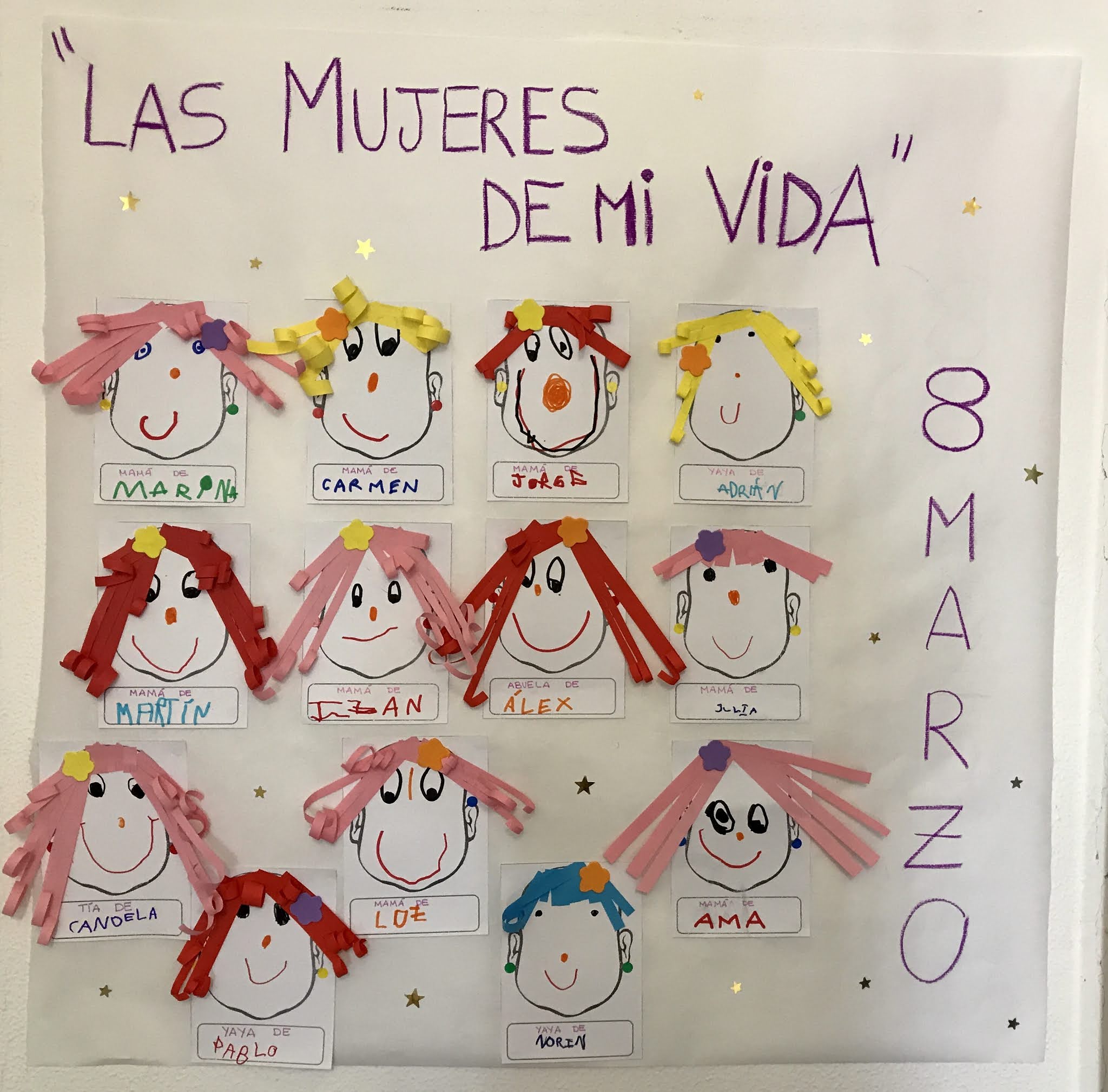 INFANTILES DE MONTEARAGÓN 8 DE MARZO DÍA DE LA MUJER TRABAJADORA