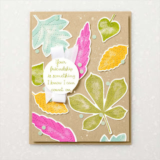 Stampin' Up! Love of Leaves Friendship Card ~ August-December 2020 MIni Catalog ~ #stampinup #autumn