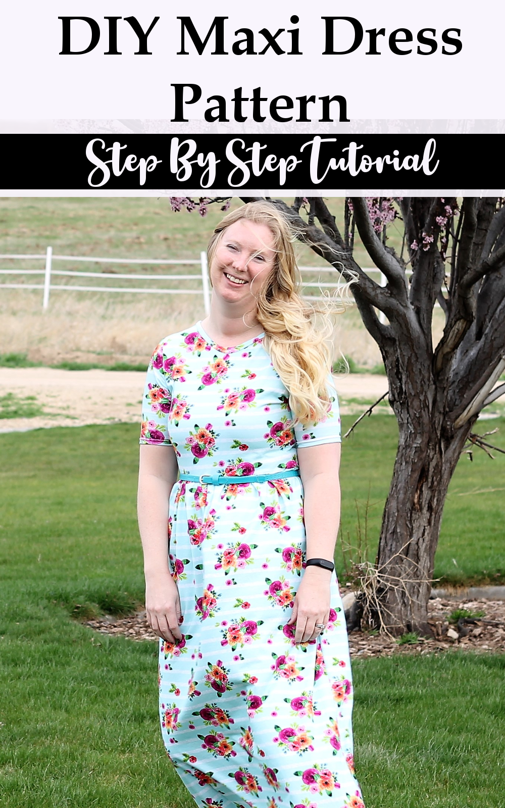 Sew Your Own Woman's Maxi Dress Tutorial | Sew Simple Home