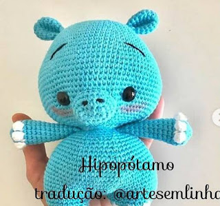 PATRON GRATIS HIPOPOTAMO AMIGURUMI 45745