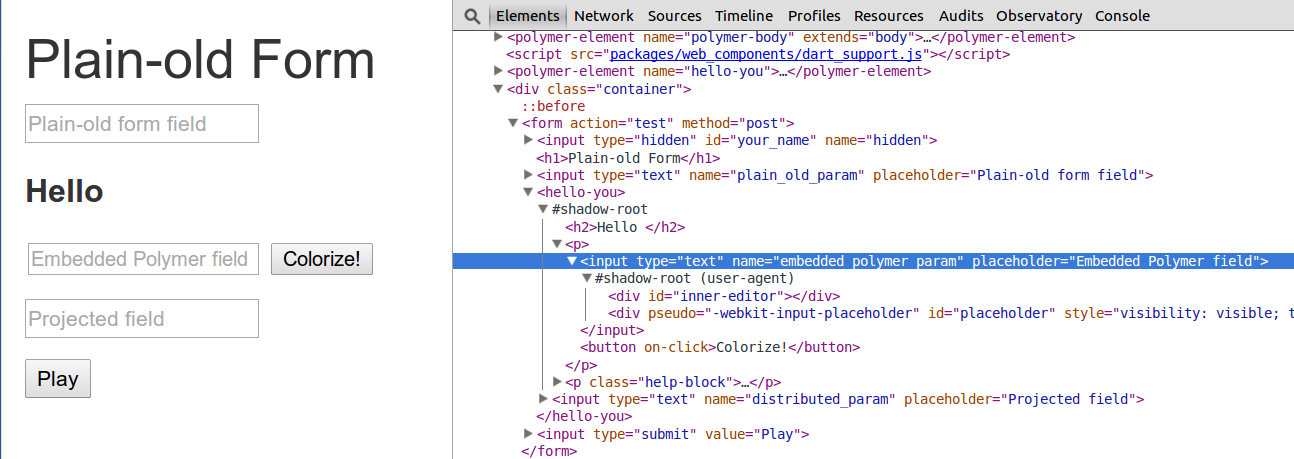 japh r by chris strom submitting forms with polymer elements polymer form