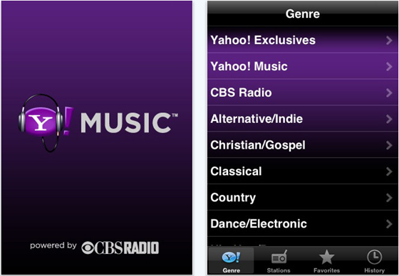 Y! Music Free iPhone App
