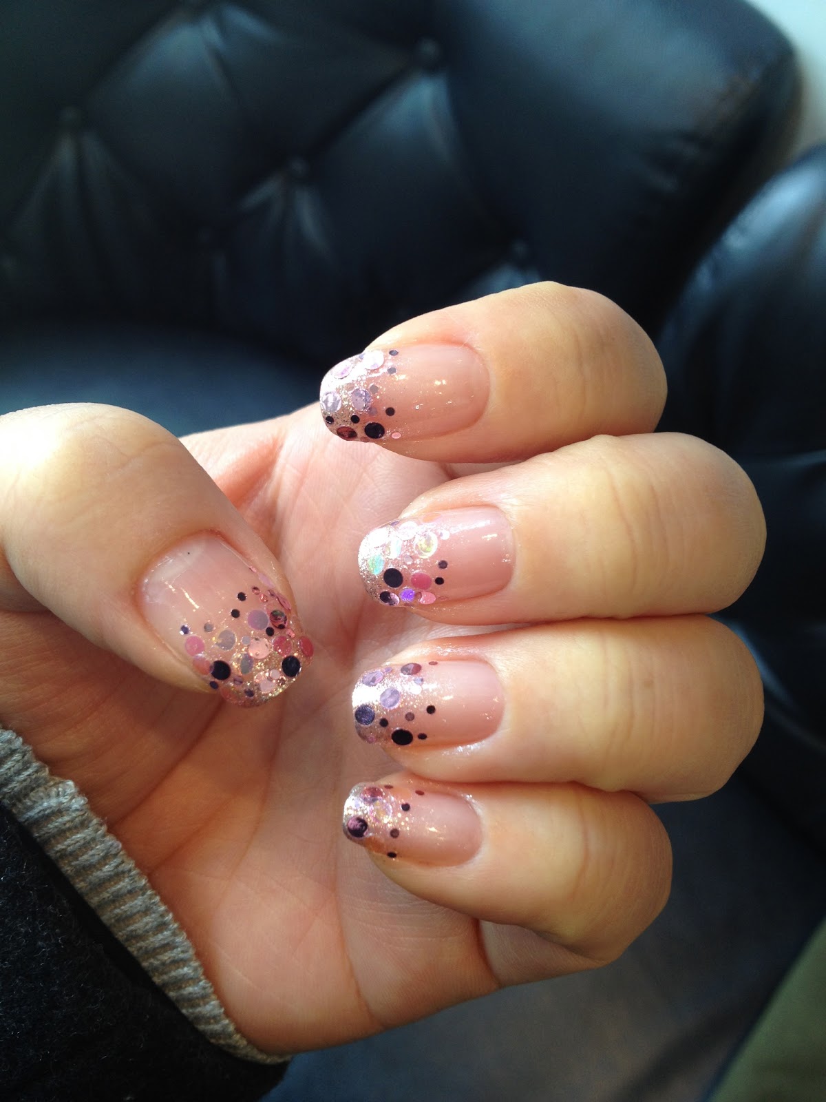 quibbling jottings: Girly Korean Nails