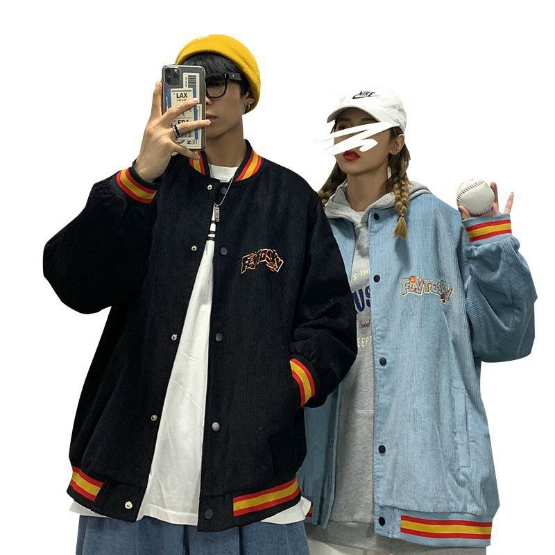 Áo Khoác Nhung Bomber FLYTOSKY