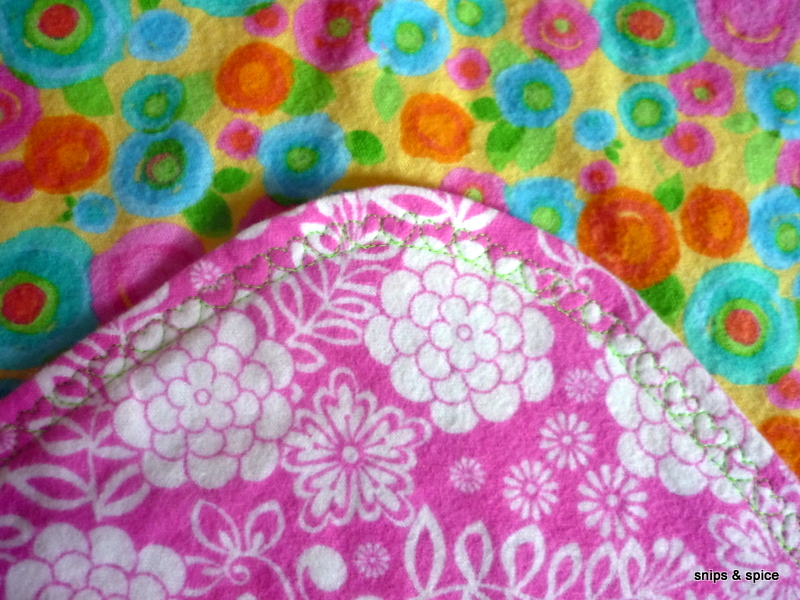 Snips & Spice The Flannel Receiving Blanket