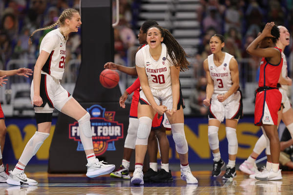 Haley Jones helped Stanford win the 2021 NCAA women's basketball championship