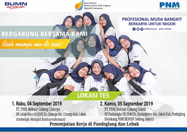 Walk In Interview Pt Permodalan Nasional Madani Persero Penempatan Lebak Pandeglang Info Loker Serang