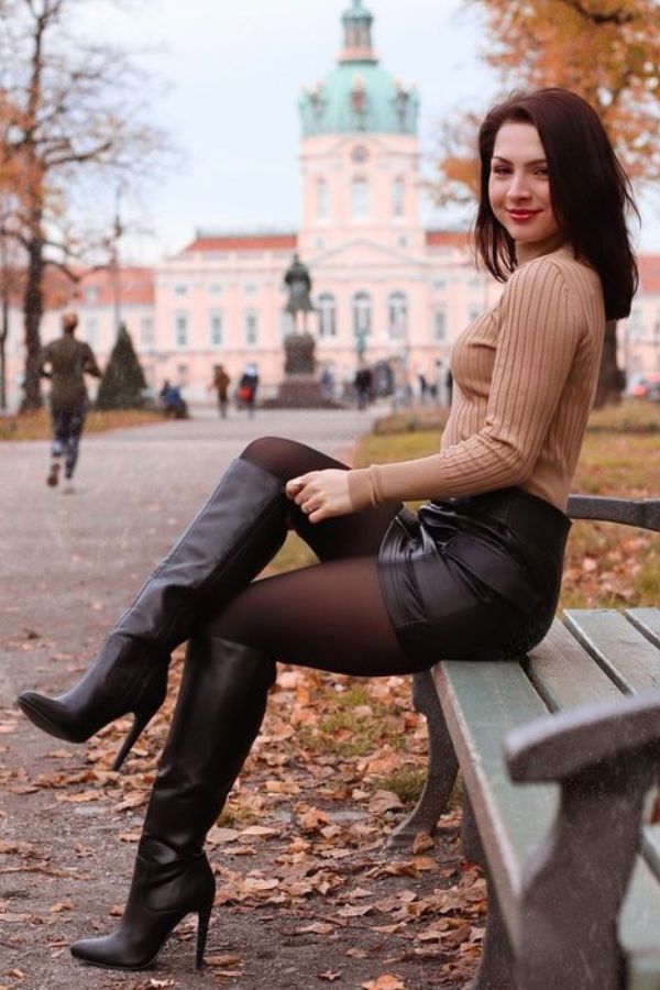 Pantyhose to wear with boots