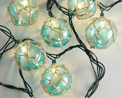 glass string lights float coastal fishing floats lamps inspired