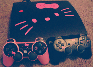 Hello Kitty Sony PS3 game console