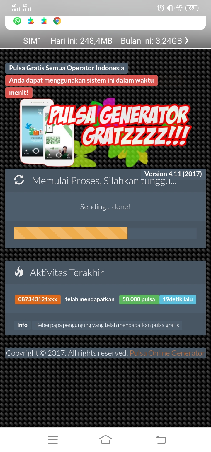 Script Phising Tampilan Kuota Gratis Free Download Script Dark Borneo Sc99 Mana ada sih orang yg gak mau pulsa gratis. dark borneo sc99