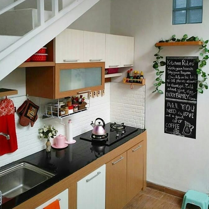 Desain Dapur  Minimalis Lahan Sempit  Mungil Memanjang 