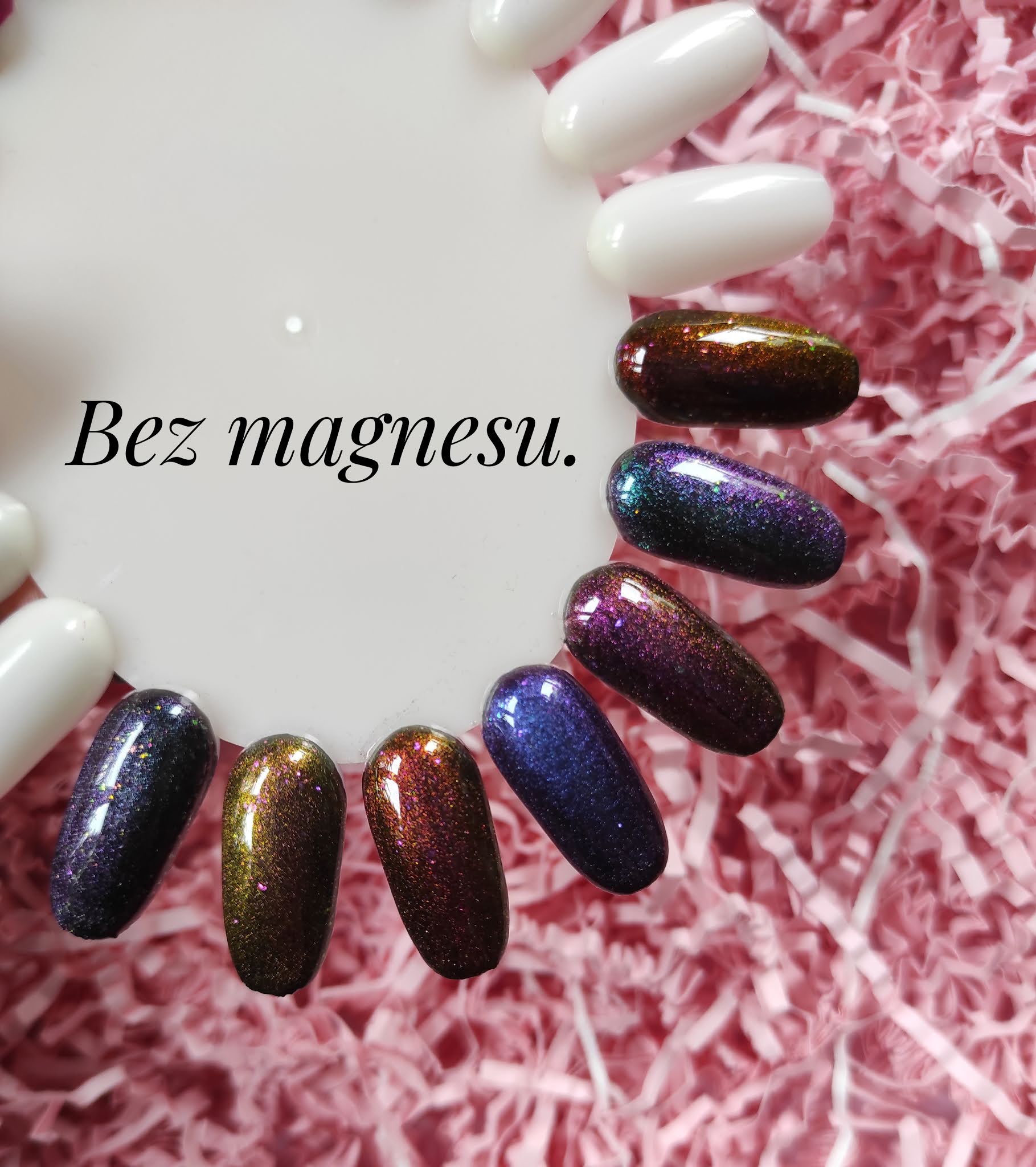 Iguana Magnetique Nc Nails Company - efekt bez magnesu
