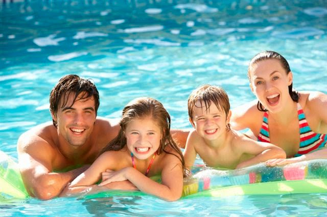big family swimming pool