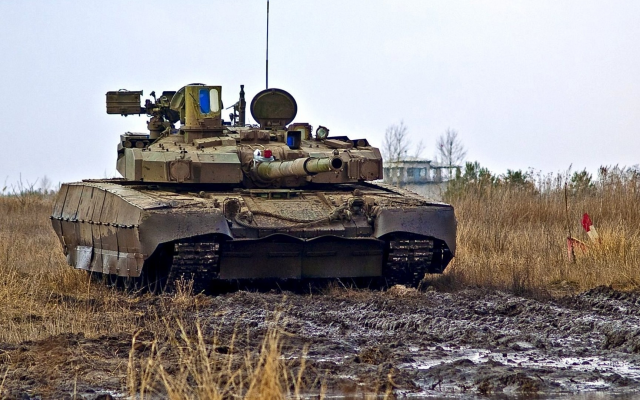 Image Attribute: T-84 Oplot at a undisclosed proving ground in Ukraine