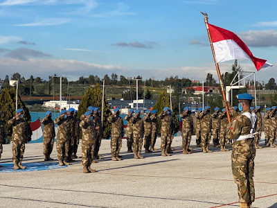 Tanzania Military Police Unit Periksa Perlengkapan Kontingen Garuda UNIFIL