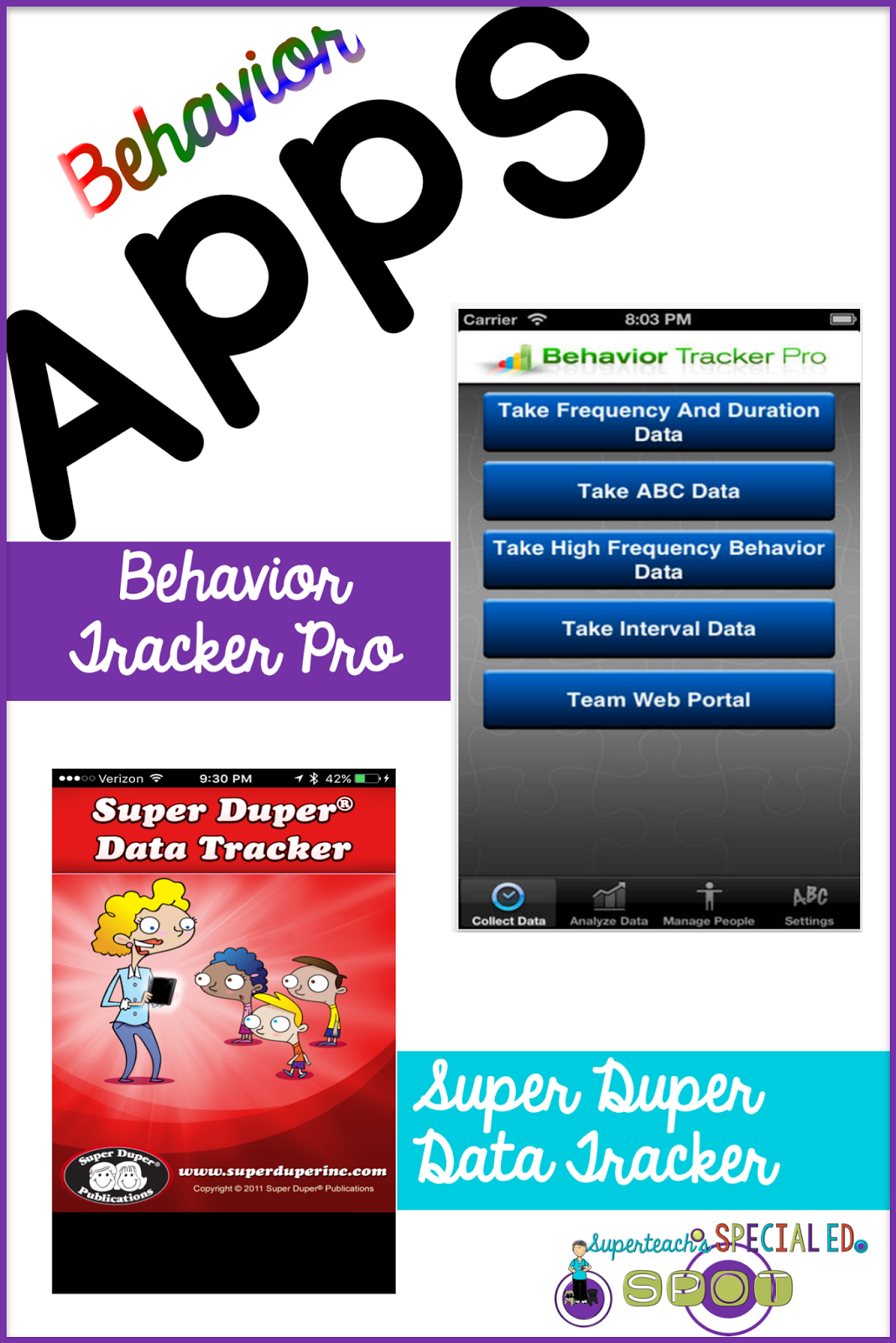 5 Favorite Ways to Organize Data Superteach's Special Ed Spot