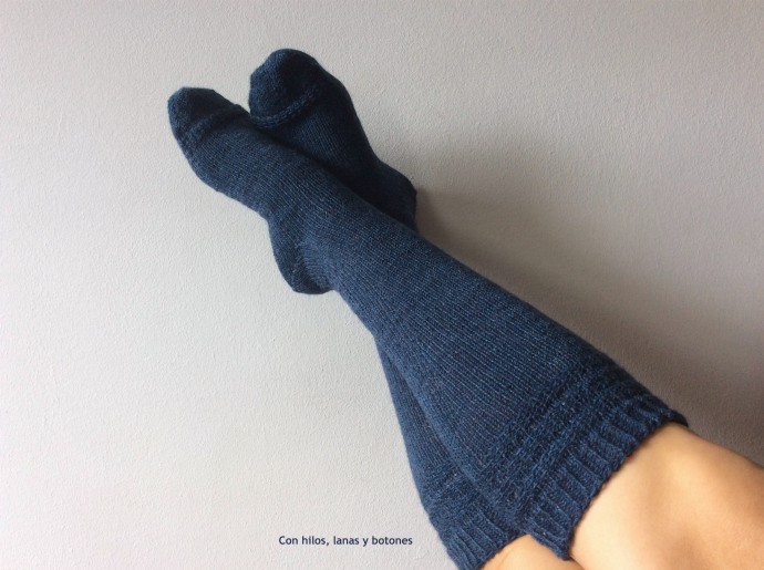 Con hilos, lanas y botones: Moffitt Socks (patrón de Soraya García, @soriknits)