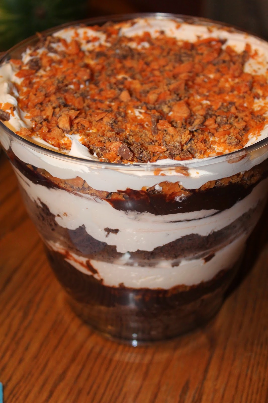 Gluten Free Casually Butterfinger Brownie Trifle