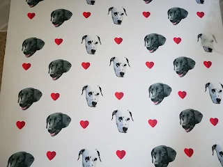 personalised dog wrapping paper