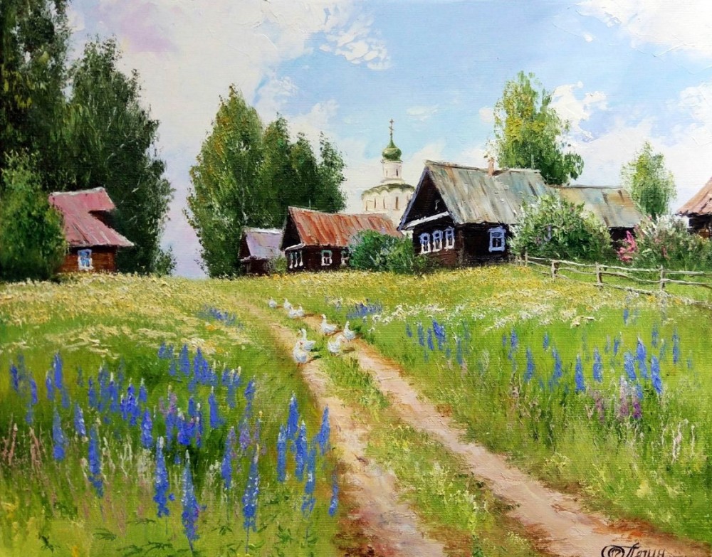 Деревенский пейзаж